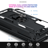 LeYi for Samsung Galaxy S21 Phone Case, Samsung S21 Phone Case, Military-Grade Shockproof Magnetic Ring Stand Cell Android Case Cover