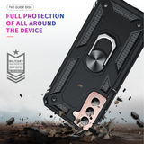 LeYi for Samsung Galaxy S21 Phone Case, Samsung S21 Phone Case, Military-Grade Shockproof Magnetic Ring Stand Cell Android Case Cover