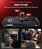 LeYi for Samsung Galaxy S10E Phone Case, Samsung S10E Phone Case with Screen Protector Replacement, Military-Grade Shockproof Magnetic Ring Stand Cell Android Case Cover