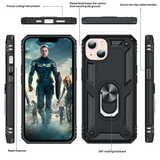 LeYi for iphone 13 Phone Case, Military-Grade Shockproof Magnetic Ring Stand Cell Android Case Cover