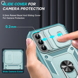 LeYi for Samsung Galaxy A37-5G Phone Case: Samsung A37 5G Case with Screen Protector X 2, Slide Camera Cover with Magnetic Stand, Heavy Duty Shockproof para A 37 Case for Women Girl