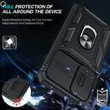 LeYi for Samsung Galaxy A26 5G Phone Case: 2 X Screen Protector, Military-Grade, Magnetic Stand & Slide Camera Cover