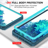 LeYi for Samsung Galaxy S20 FE Phone Case: Samsung Galaxy S20 FE Case with Screen Protector X 1, Slide Camera Cover with Magnetic Stand, Heavy Duty Shockproof para Galaxy S20 FE Case for Women Girl