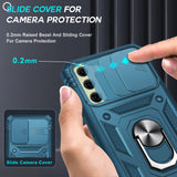 LeYi for Samsung Galaxy S21 FE Phone Case: Samsung Galaxy S21 FE Case with Screen Protector X 1, Slide Camera Cover with Magnetic Stand, Heavy Duty Shockproof para Galaxy S21 FE Case for Women Girl