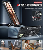 LeYi for Samsung Galaxy A05 Phone Case: with 2X Tempered Glass Screen Protector, Heavy Duty Shockproof Slide Camera Cover