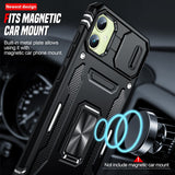 LeYi for Samsung Galaxy A05 Phone Case: with 2X Tempered Glass Screen Protector, Heavy Duty Shockproof Slide Camera Cover