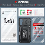 LeYi for Samsung Galaxy A14-5G Phone Case: Screen Protector 2PCS, Military-Grade with Magnetic Stand Cell Cover