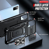 LeYi for Samsung Galaxy S20 Phone Case, with Camera Lens Cover Slider, Ring Stand Holder Military Grade Protective Shockproof Armour Cover for Samsung S20