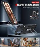 LeYi for Samsung Galaxy A06 Phone Case: with 2 X Tempered Glass Screen Protector, Magnetic Kickstand and Slide Camera Cover