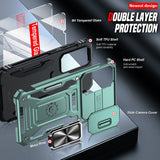 LeYi Compatible for Samsung Galaxy S24 Phone Case: Samsung S24 Case with Screen Protector 2 PCS, Heavy Duty Protection para S24 Case