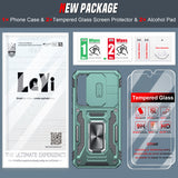 LeYi Compatible for Samsung Galaxy S24 Phone Case: Samsung S24 Case with Screen Protector 2 PCS, Heavy Duty Protection para S24 Case