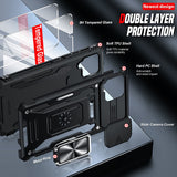 LeYi for Samsung Galaxy A42-5G Phone Case: Screen Protector 2PCS, Military-Grade with Magnetic Stand Cell Cover