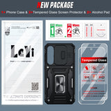 LeYi Compatible for Samsung Galaxy S23 FE Phone Case: Samsung S23 FE Case with Screen Protector 1 PCS, Heavy Duty Protection para S23 FE Case