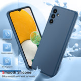 LeYi for Galaxy A13 5G Phone Cases, Samsung A13 5G Cover with Tempered Glass Screen Protectors, Soft Silicone Ultra Slim Shockproof Cover with Anti-Scratch Microfiber Lining Galaxy A 13 Case