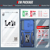 LeYi Compatible for Samsung Galaxy S25 Ultra Phone Case: Samsung S25 Ultra Case with Screen Protector 2 PCS, Heavy Duty Protection para S25 Ultra Case