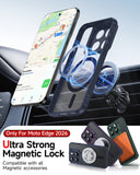 LeYi for Moto Edge 2026 Case: Compatible with Mag-Safe, Military-Grade Matte Translucent Soft-Touch Skin Funda para moto edge 2026