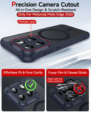 LeYi for Moto Edge 2026 Case: Compatible with Mag-Safe, Military-Grade Matte Translucent Soft-Touch Skin Funda para moto edge 2026
