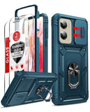 LeYi for Moto G Stylus 5G 2024 Phone Case: Moto G Stylus 5G 2024 Case with Screen Protector X 2, Slide Camera Cover with Magnetic Stand, Heavy Duty Shockproof para Moto G Stylus 5G 2024 Case for Women Girl