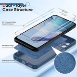 LeYi for Moto G 5G 2023 Cases, Motorola G 5G 2023 Cover with Tempered Glass Screen Protectors, Soft Silicone Ultra Slim Shockproof Cover with Anti-Scratch Microfiber Lining Moto G 5G 2023 Phone Case