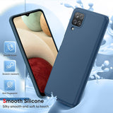 LeYi for Galaxy A12 Cases, Samsung A12 Cover with Tempered Glass Screen Protectors, Soft Silicone Ultra Slim Shockproof Cover with Anti-Scratch Microfiber Lining Samsung Galaxy A12 Case