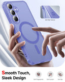 LeYi for Google Pixel 10A Case: Compatible with Mag-Safe with Screen Protector, Military-Grade Matte Translucent Soft-Touch Skin Funda para 10 A 5G