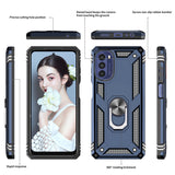 LeYi for Motorola Moto G 5G 2022 Case, Motorola G 2022 Phone Case with Glass Screen Protector Replacement, Military-Grade Shockproof Magnetic Ring Stand Cell Android Case Cover