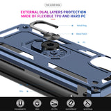 LeYi for Motorola Moto G 5G 2022 Case, Motorola G 2022 Phone Case with Glass Screen Protector Replacement, Military-Grade Shockproof Magnetic Ring Stand Cell Android Case Cover