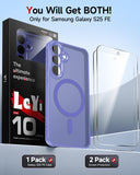 LeYi for Google Pixel 10A Case: Compatible with Mag-Safe with Screen Protector, Military-Grade Matte Translucent Soft-Touch Skin Funda para 10 A 5G