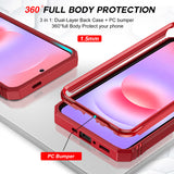 LeYi for Samsung Galaxy A27-5G Phone Case: Samsung A27 5G Case with Screen Protector X 2, Slide Camera Cover with Magnetic Stand, Heavy Duty Shockproof para A 27 Case for Women Girl