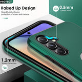 LeYi for Samsung Galaxy A54 5G Case with Glass Screen Protector and Lens Protector, Shockproof Heavy Duty Protective Slim Fit Samsung Galaxy A54 5G Cell Phone Case Cover with Rotatable Ring Holder Magnetic Kickstand for Women