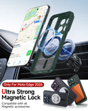 LeYi for Moto Edge 2026 Case: Compatible with Mag-Safe, Military-Grade Matte Translucent Soft-Touch Skin Funda para moto edge 2026