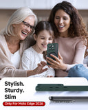 LeYi for Moto Edge 2026 Case: Compatible with Mag-Safe, Military-Grade Matte Translucent Soft-Touch Skin Funda para moto edge 2026