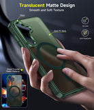 LeYi for Samsung Galaxy S24 5G/S25 5G Phone Case Compatible with MagSafe Slim Thin Magnetic Military Grade Shockproof Protective Cover