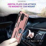 LeYi for Samsung Galaxy A12 Case with Glass Screen Protector Replacement, Military-Grade Shockproof Magnetic Ring Stand Cell Android Case Cover