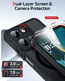 LeYi for Moto G Play 2026 Case: Compatible with Mag-Safe with Screen Protector, Military-Grade Matte Translucent Soft-Touch Skin Funda para Moto G Play 2026