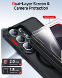 LeYi for Samsung Galaxy S26 Ultra Case: Compatible with Mag-Safe with Screen Protector, Military-Grade Matte Translucent Soft-Touch Skin Funda para S 26 Ultra