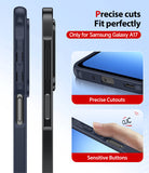 LeYi for Samsung Galaxy A17 4G/5G Phone Case with 2 Tempered Glass Screen Protector, Translucent Matte Back Cover Slim Shockproof Protective Mobile Cover for A 17