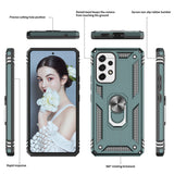 LeYi for Samsung Galaxy A53 5G Case with Glass Screen Protector Replacement, Military-Grade Shockproof Magnetic Ring Stand Cell Android Case Cover