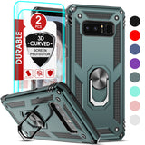 LeYi for Samsung Galaxy Note 8 Phone Case, Samsung Note 8 Phone Case with Screen Protector Replacement, Military-Grade Shockproof Magnetic Ring Stand Cell Android Case Cover