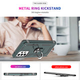 LeYi for Samsung Galaxy A53 5G Case with Glass Screen Protector Replacement, Military-Grade Shockproof Magnetic Ring Stand Cell Android Case Cover