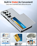 LeYi for Galaxy-S26-Ultra Case with Card Holder: Wallet Phone Funda para for Samsung S26ultra Cover Rugged Heavy Duty Military Grade Shockproof Samsungs26 Ultra Cases Black