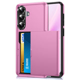 LeYi for Galaxy-S26 Case with Card Holder: Wallet Phone Funda para for Samsung S26 Cover Rugged Heavy Duty Military Grade Shockproof Samsungs26 Cases Black