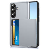LeYi for Galaxy-S26 Case with Card Holder: Wallet Phone Funda para for Samsung S26 Cover Rugged Heavy Duty Military Grade Shockproof Samsungs26 Cases Black