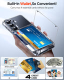 LeYi for Galaxy-S26 Case with Card Holder: Wallet Phone Funda para for Samsung S26 Cover Rugged Heavy Duty Military Grade Shockproof Samsungs26 Cases