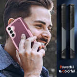 LeYi for Galaxy S23-FE-5G Phone Case, with Screen Protector for Women, Dual Layer Protective Hard PC Back & Soft Bumper Resilient Shock Absorb Case for Samsung S23 FE Case