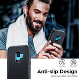LeYi for Samsung Galaxy S9 Case, Samsung Galaxy S9 Case 3 in 1 Rugged Shockproof Android Cover Funda S9