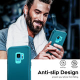 LeYi for Samsung Galaxy S9 Case, Samsung Galaxy S9 Case 3 in 1 Rugged Shockproof Android Cover Funda S9
