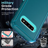LeYi for Samsung-Galaxy-S10-Plus Case, SAM S10 Plus Case 3 in 1 Rugged Shockproof Android Cover Funda S10Plus