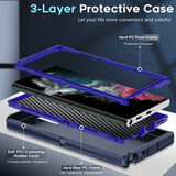 LeYi for SAM-S22-Ultra Case, SAM S22 Ultra Case 3 in 1 Rugged Shockproof Android Cover Funda S22Ultra