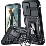 LeYi Compatible for Samsung Galaxy S22 Phone Case: Samsung S22 Case with Screen Protector 2 PCS, Heavy Duty Protection para S 22 Case